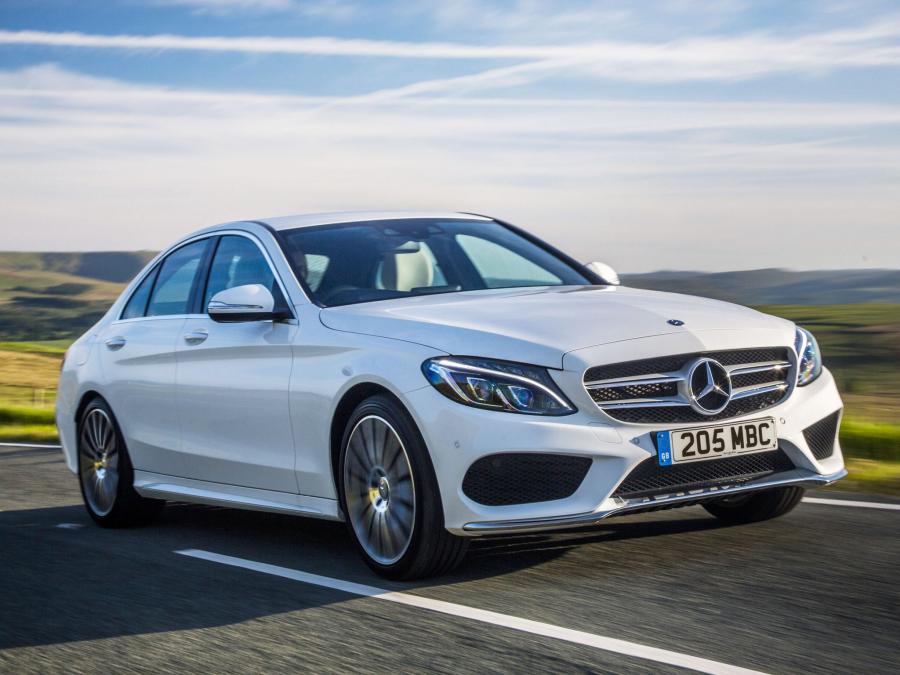  Mercedes-Benz C220 BlueTec AMG Line 2014 года  (UK) (фото 4 из 23)